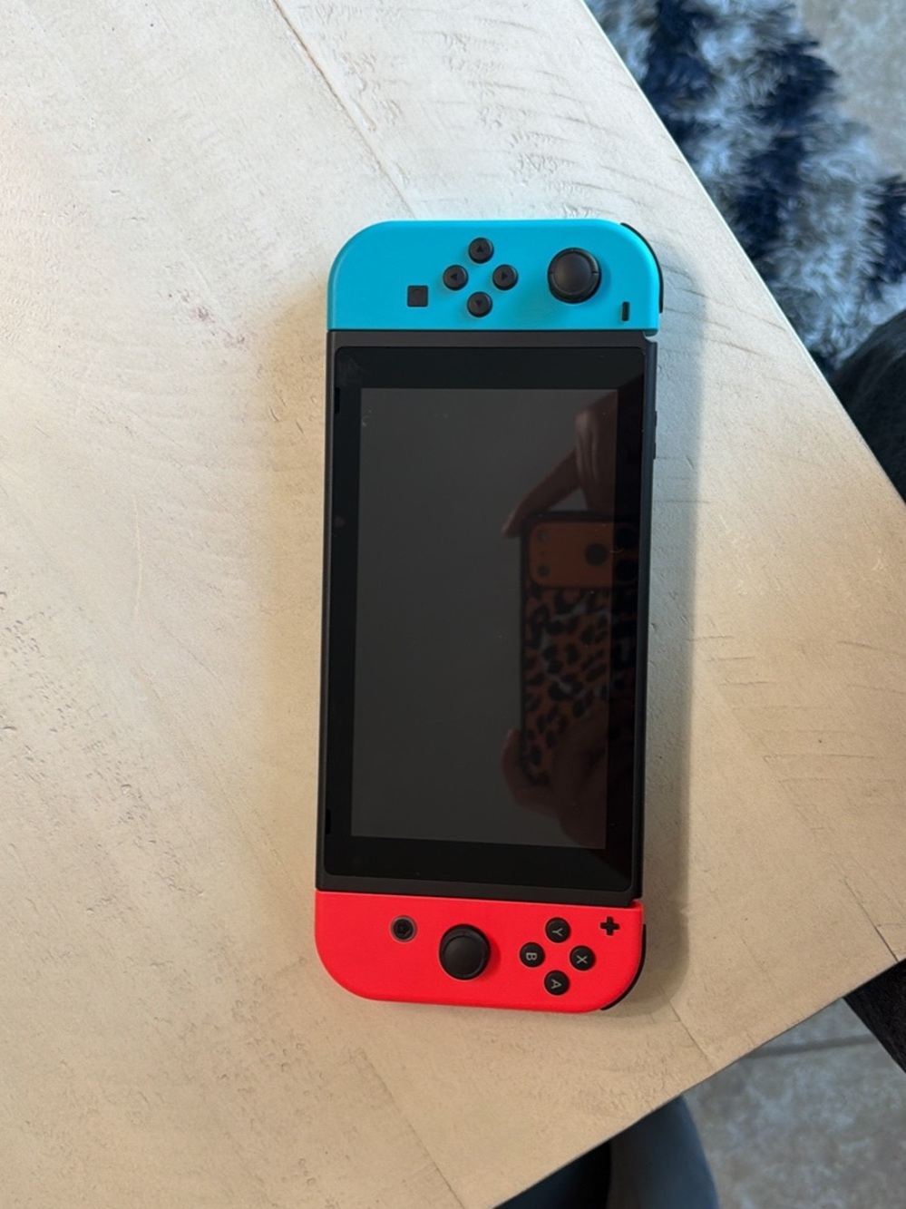 Handheld Gaming Console in Neon Blue & Neon Red - Portable Play